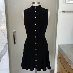 Amanda Uprichard pearl snap front sleeveless dress.  Fitted at waist. Size large